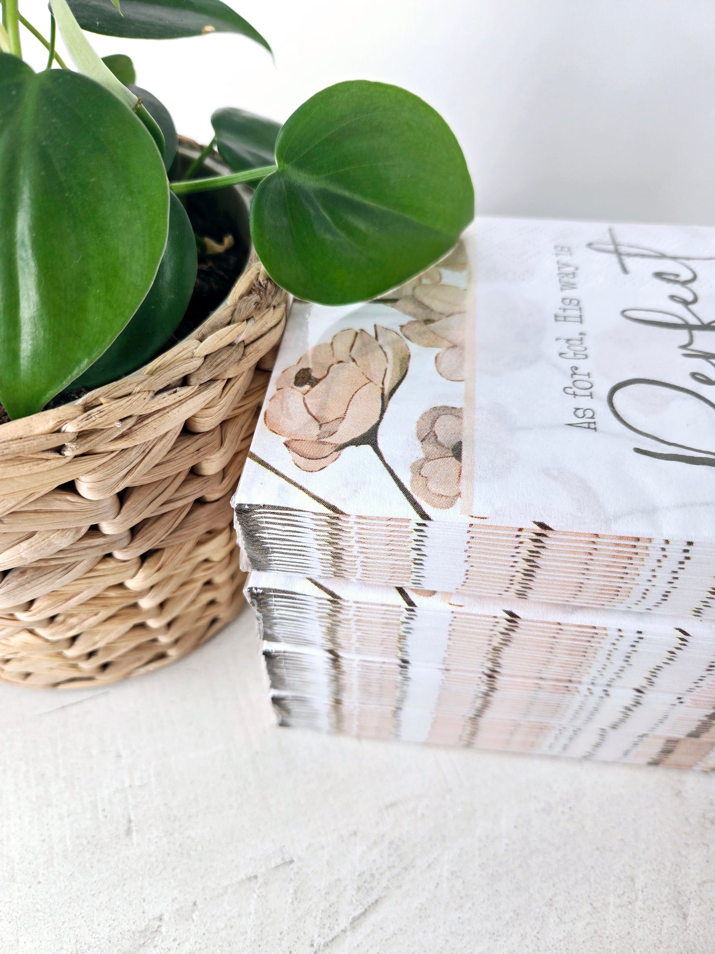His way is Perfect Paper Scripture Napkins | 16 ct Guest Towel Napkins