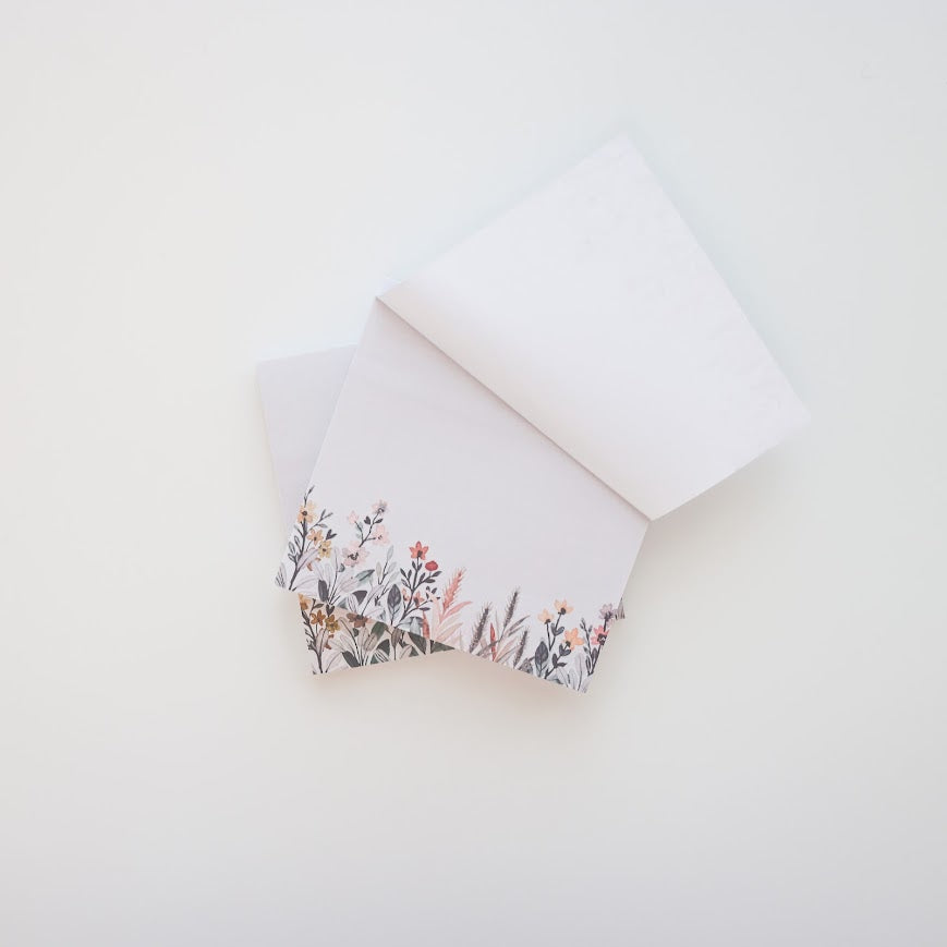 Floral Sticky Notes