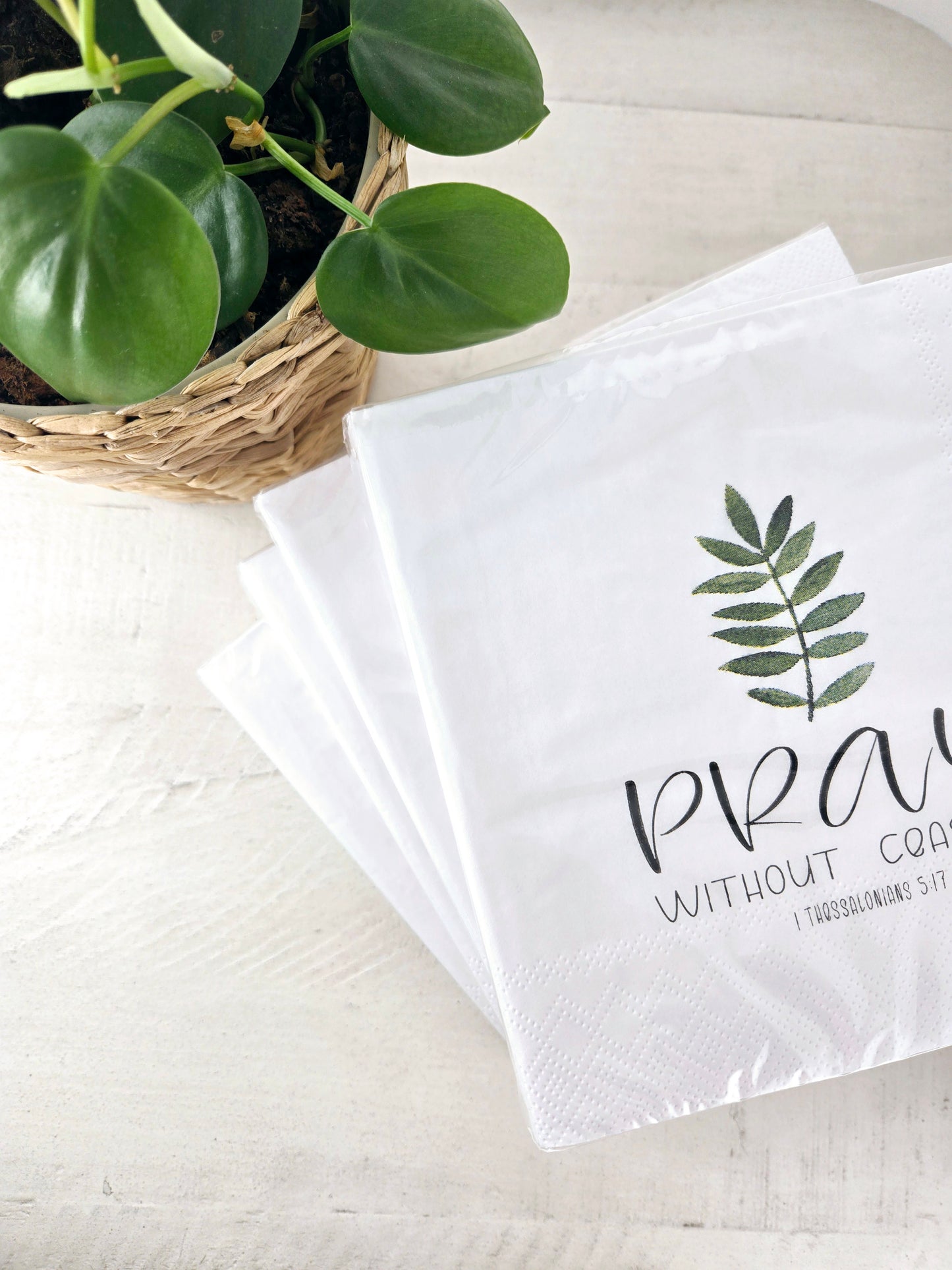 Pray Paper Scripture Napkins | 20ct Luncheon Napkins