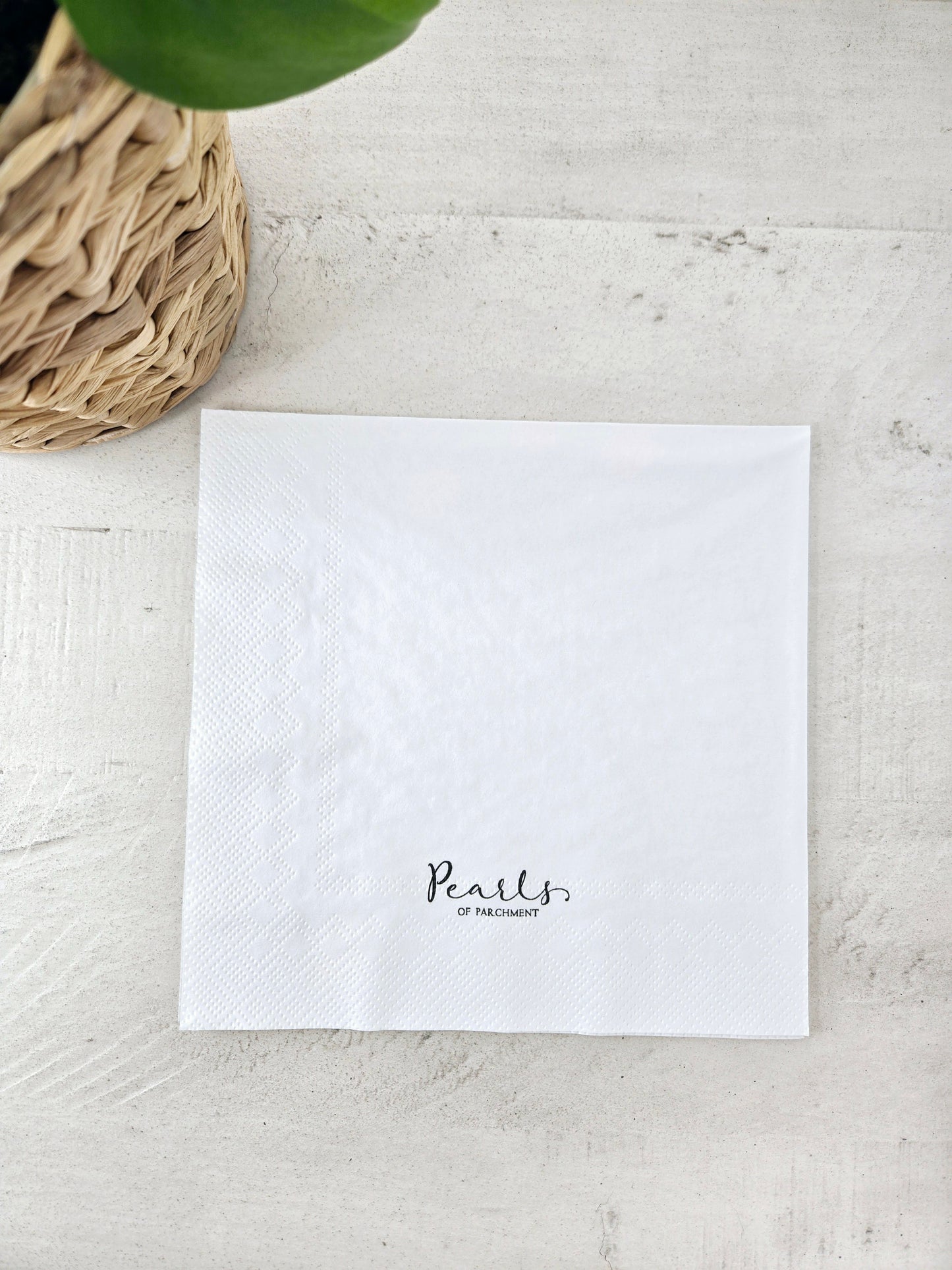 Rejoicing In Hope Paper Scripture Napkin | 20 ct Luncheon Napkins
