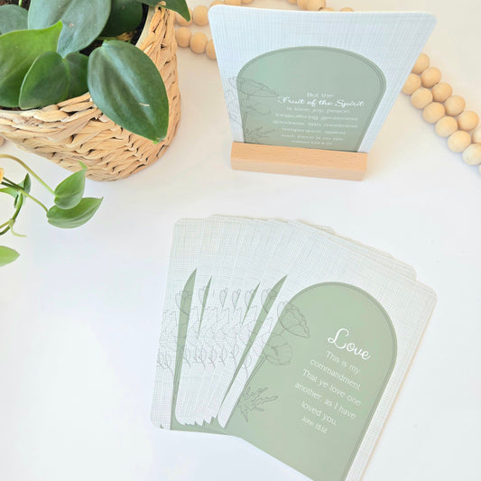 Fruits Of The Spirit Card Set | Scripture Memory Tool