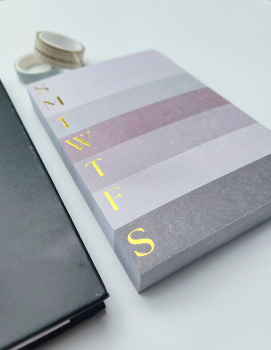 Days Of The Week - Chunky Notepad