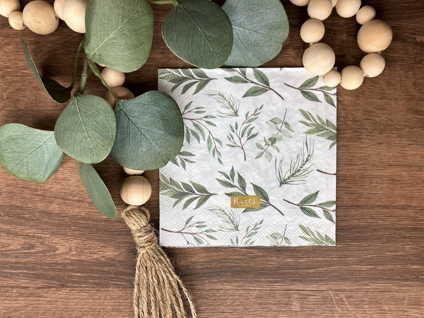 Growing Grace Green Cocktail Paper Scripture Napkins | 20 ct Cocktail Napkins