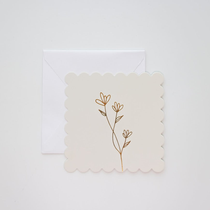 Lavender Bible Verse Scalloped Edge Notecard Set | 4 ct