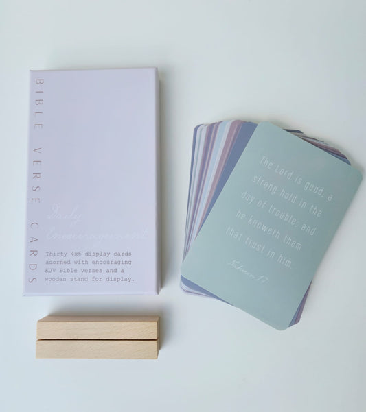 Multi Color Daily Encouragement Bible Verse Cards